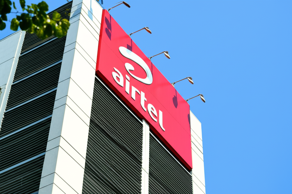 Bharti Airtel Stock Closes Up 0.4% at ₹1856.10
